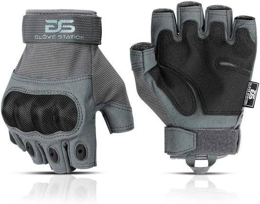 Men's Fingerless Tactical Gloves - Ideal for Riding and Shooting