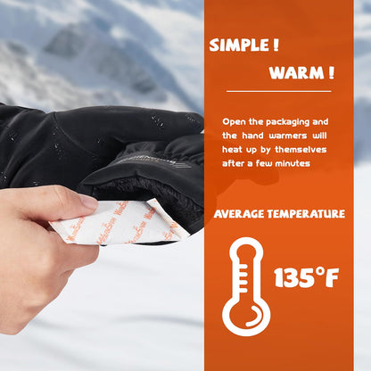 Bulk Disposable Hand Warmers – 240/280 Pairs, Up to 12-Hour Long-Lasting Heat for Hands & Feet, Camping, Fishing & Outdoor Activities