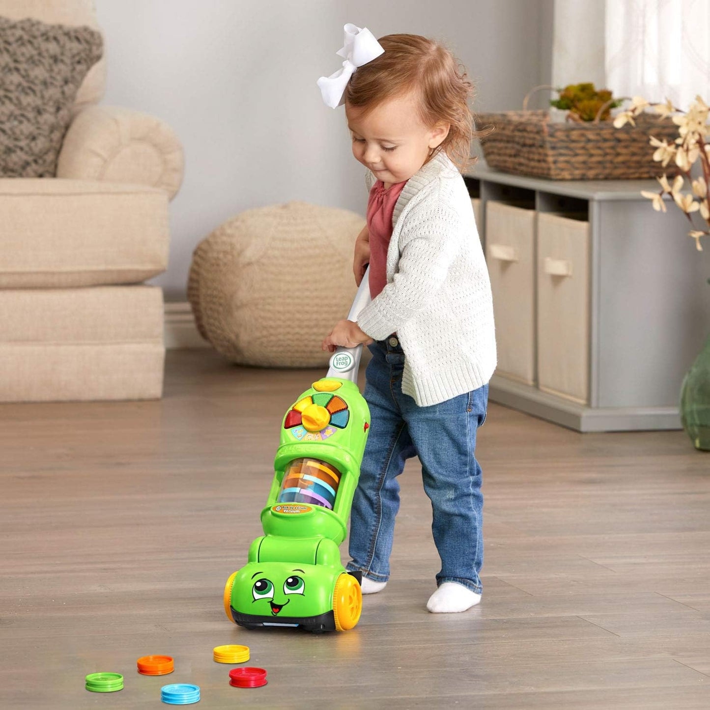 Smart Learning Vacuum Toy – Color & Counting Play Cleaner (Ages 2+)