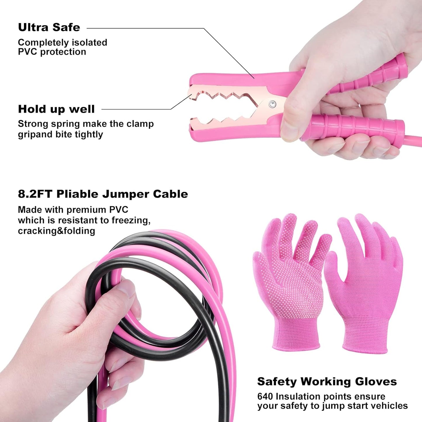 Car Roadside Emergency Kit – 17-Piece Winter Travel Safety & Assistance Set for Men, Women & Teens