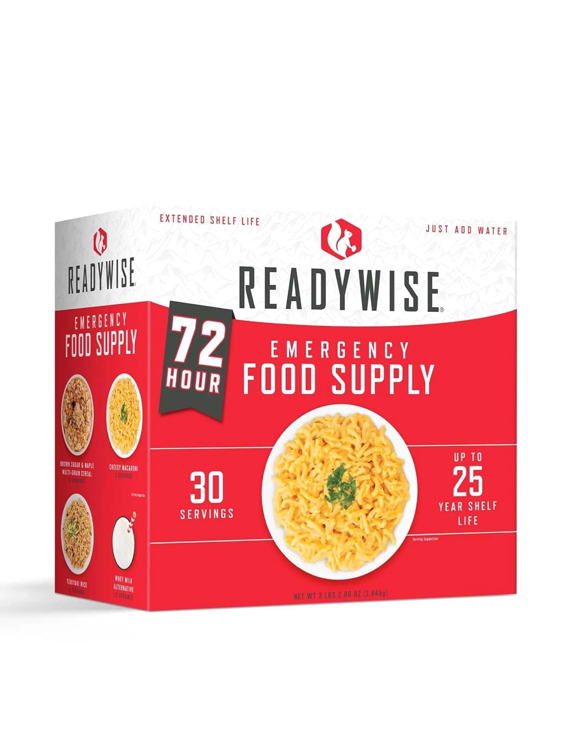 72-Hour Emergency Food Supply – 30-Serving Freeze-Dried Survival Kit (25-Year Shelf Life)