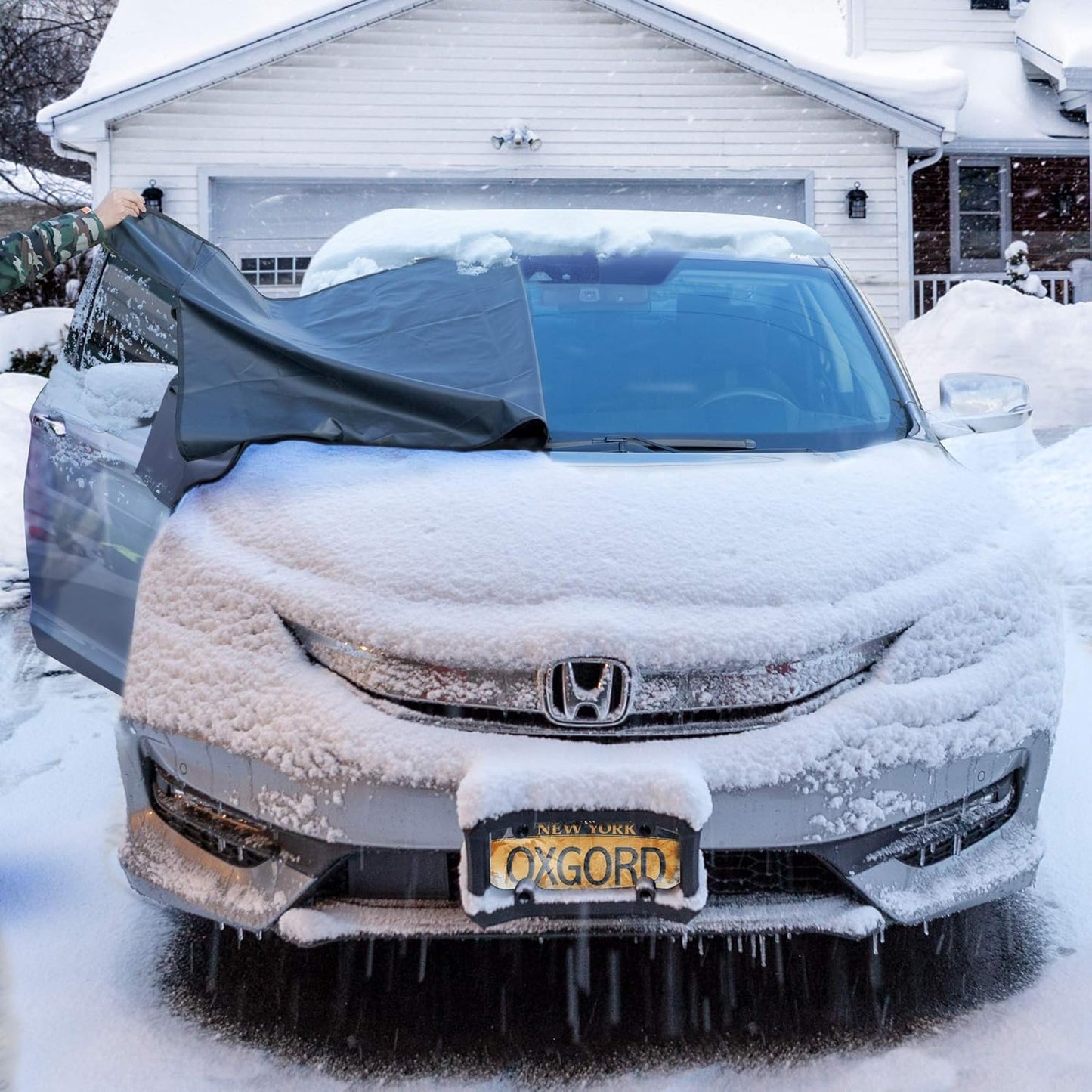 OxGord Windshield Snow & Ice Cover – All-Weather Protector for Cars, Trucks & SUVs