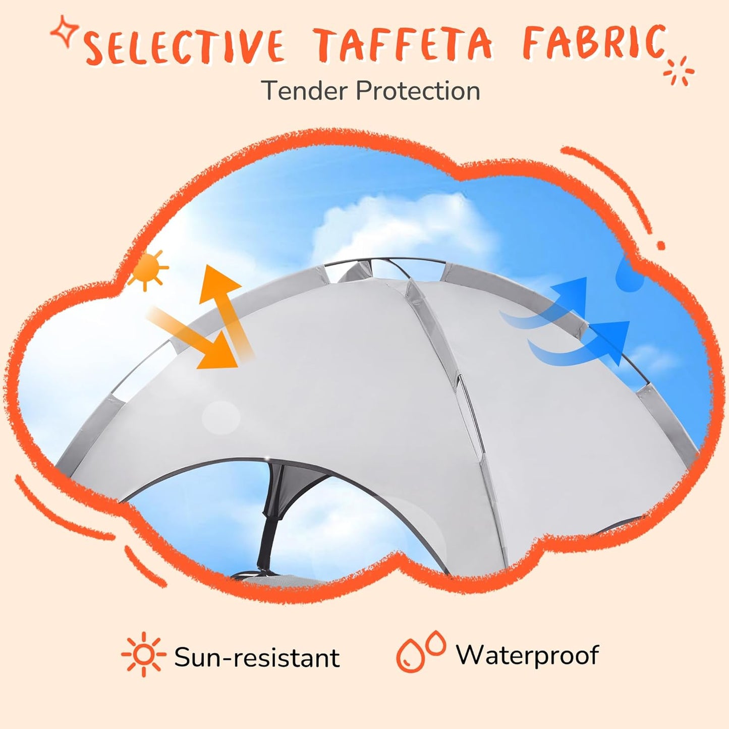 Dog Bed with Canopy - Elevated, Textilene Mesh, and Metal Frame for Indoor and Outdoor Relaxation