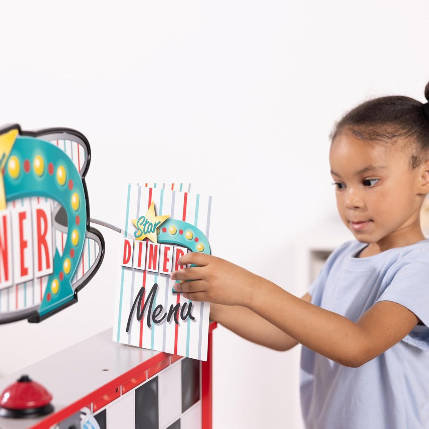 Diner Restaurant Play Set – 41-Piece Toy Food & Kitchen Accessories (Ages 3+)