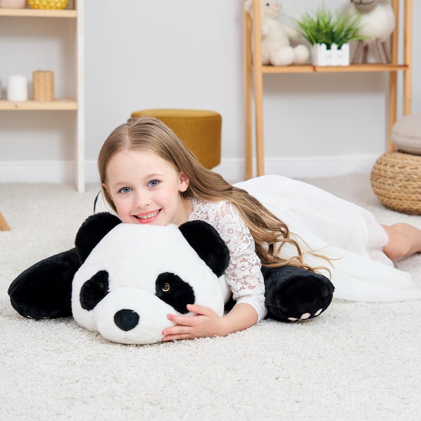Panda Stuffed Animal Cute Panda Hugging Pillow Toy