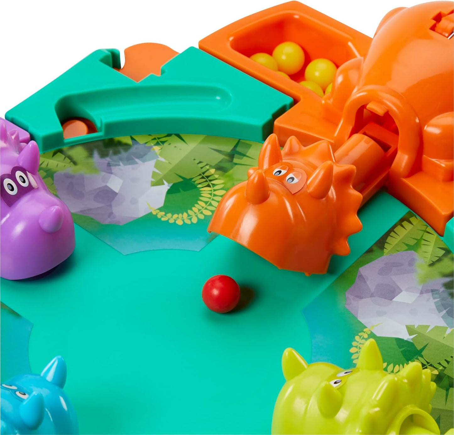 Hungry Hungry Hippos: Dino Edition Board Game for Ages 4+, 2-4 Players