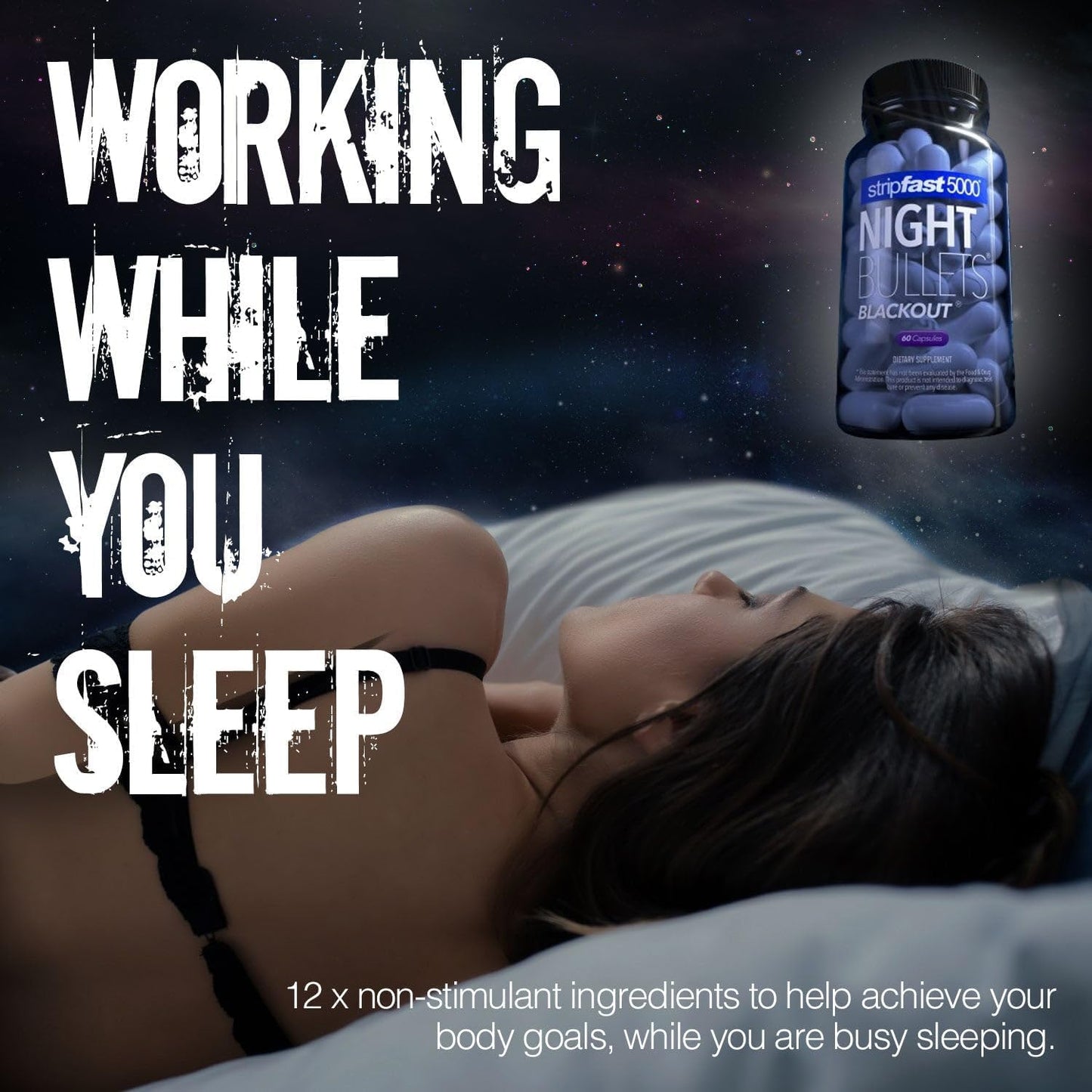 Weight Management + Relaxation Capsules – Stimulant-Free Night Formula for Men & Women