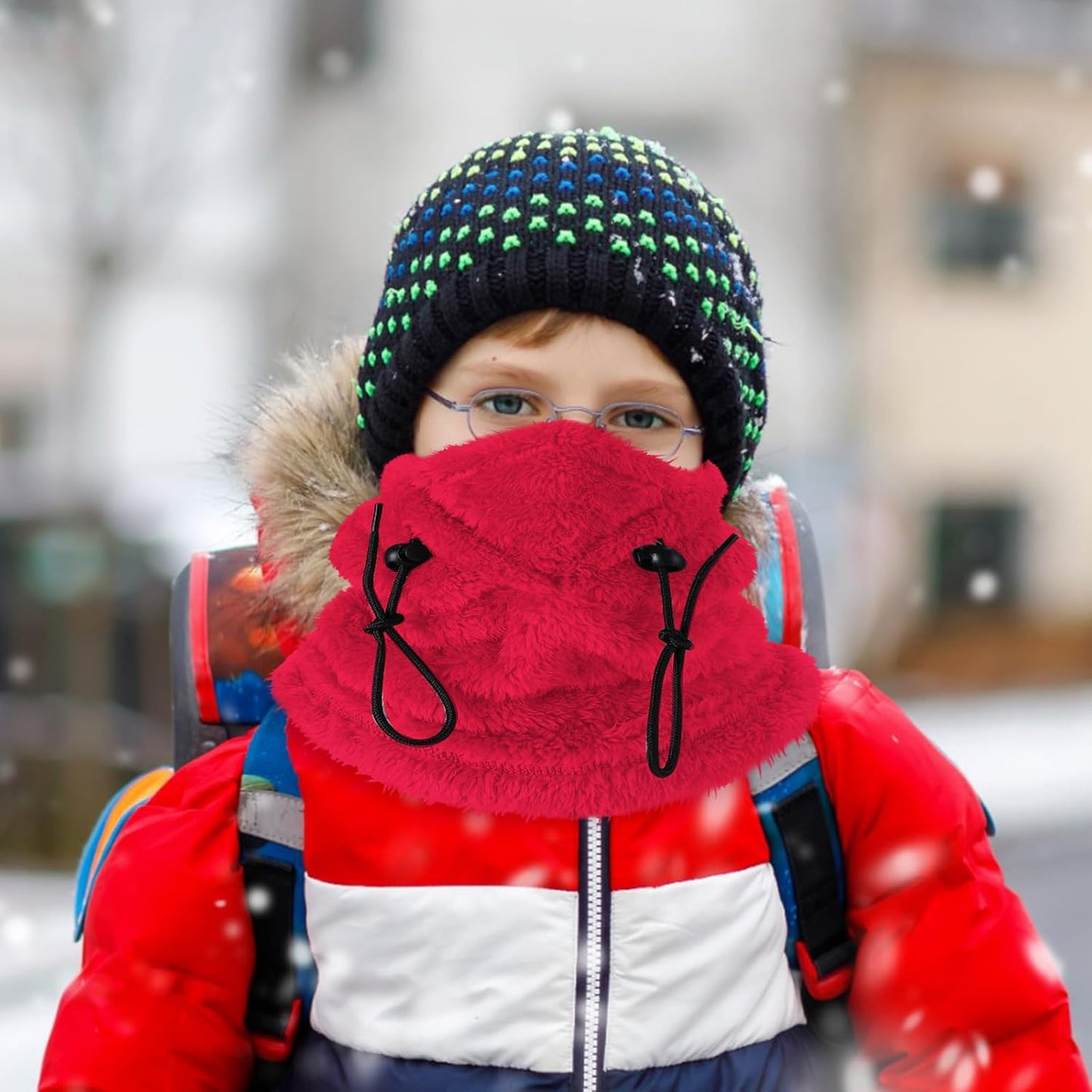 4-Pack Kids’ Balaclava Face Masks – Winter Windproof Ski Mask & Neck Cover for Cold Weather