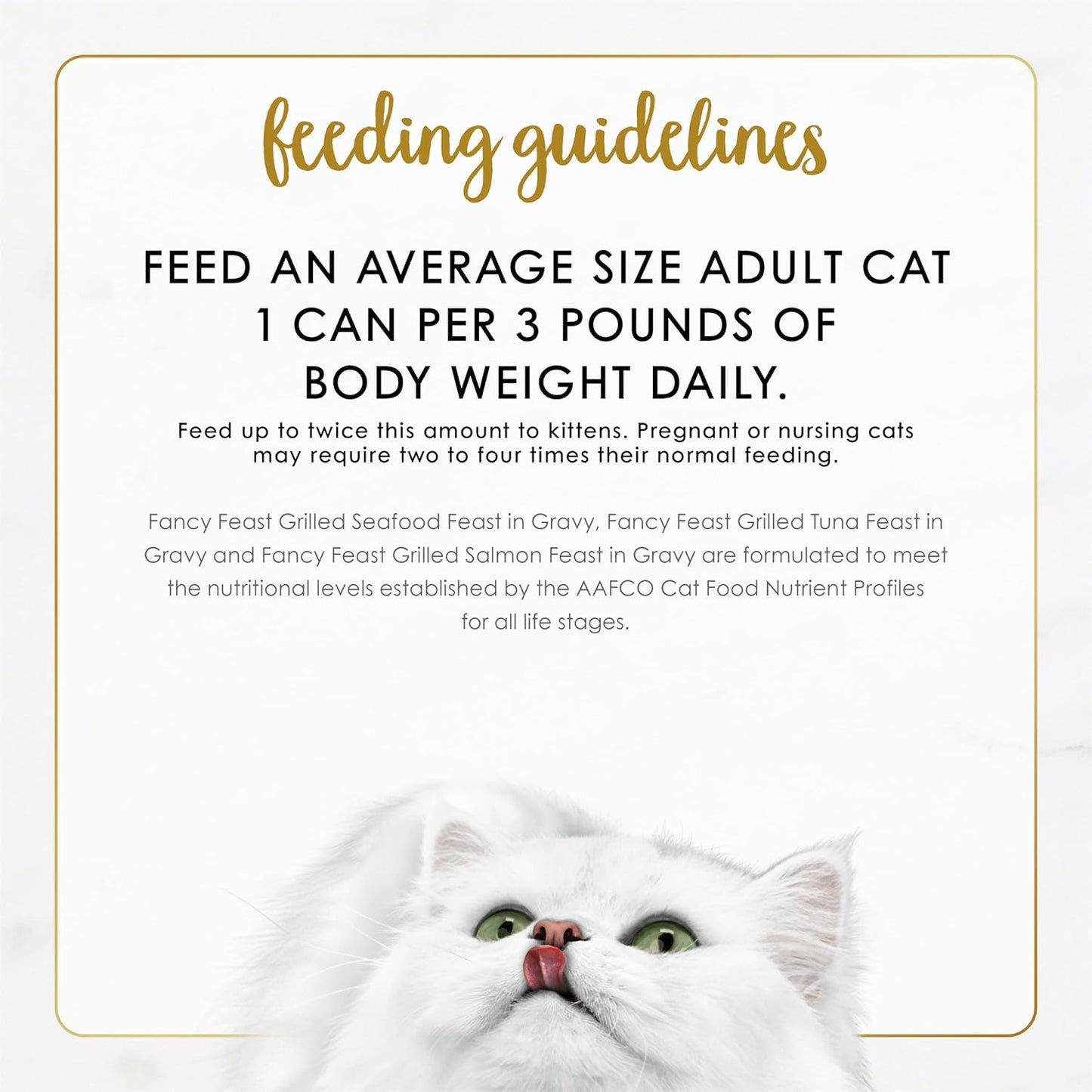 Fancy Feast Grilled Wet Cat Food Variety Pack – Seafood Collection, 3 oz Cans (24 Pack)