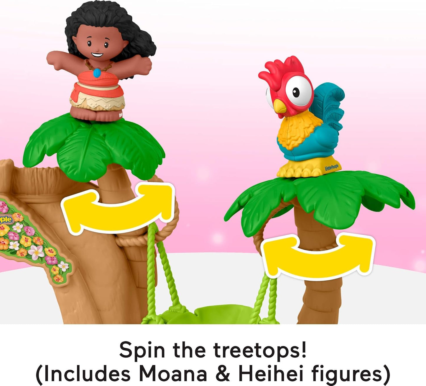 Disney Princess Moana Adventure Village Playset – Little People Toddler Toy with Figures for Ages 18+ Months