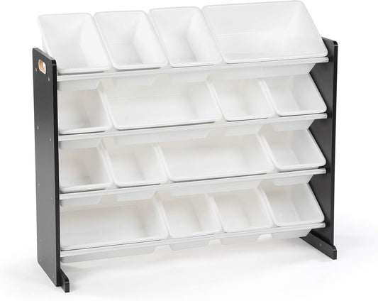 Large Toy Storage Organizer with 16 Removable Bins