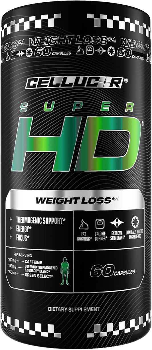 Thermogenic Fat Burner Capsules – Appetite & Energy Support with Green Tea (60 Count) (Packaging May Vary)