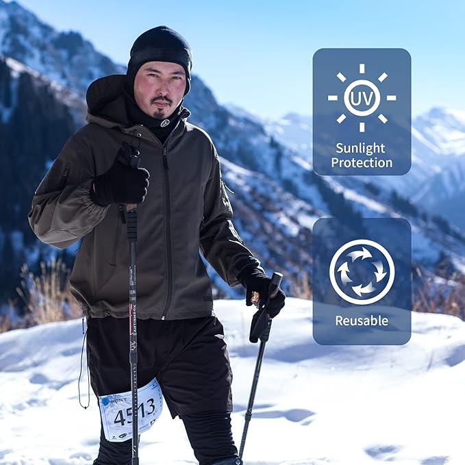 12-Piece Winter Ear Warmer & Touchscreen Gloves Set – Fleece & Knit for Men & Women