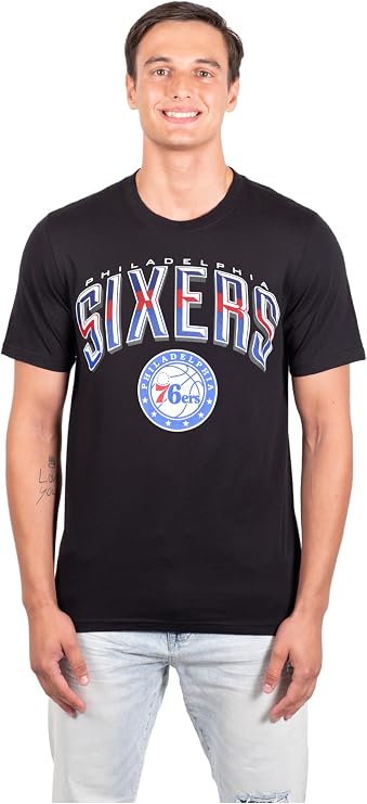 Official NBA Men's Super Soft Supreme T-Shirt – Premium Basketball Fan Tee, Black, Large