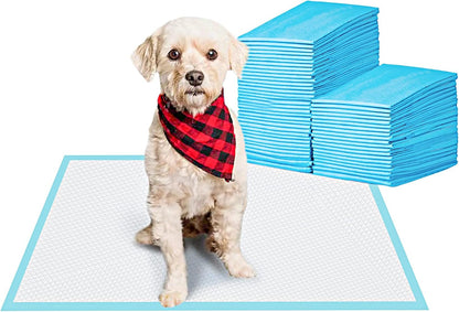 Pet Training Pads – 22" x 22" Super Absorbent & Leak-Proof Puppy Pee Pads (100 Count)