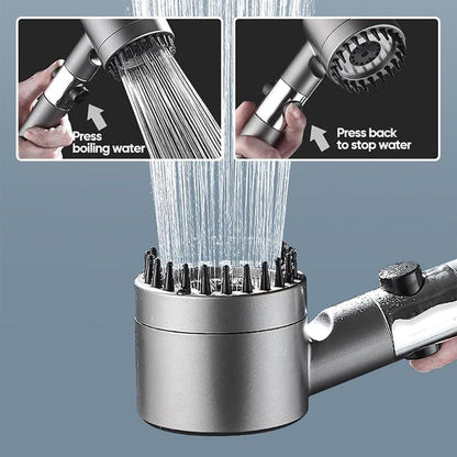 Handheld Ion Drops Filtered Showerhead with Hose – Boost Your Water Ionization Experience