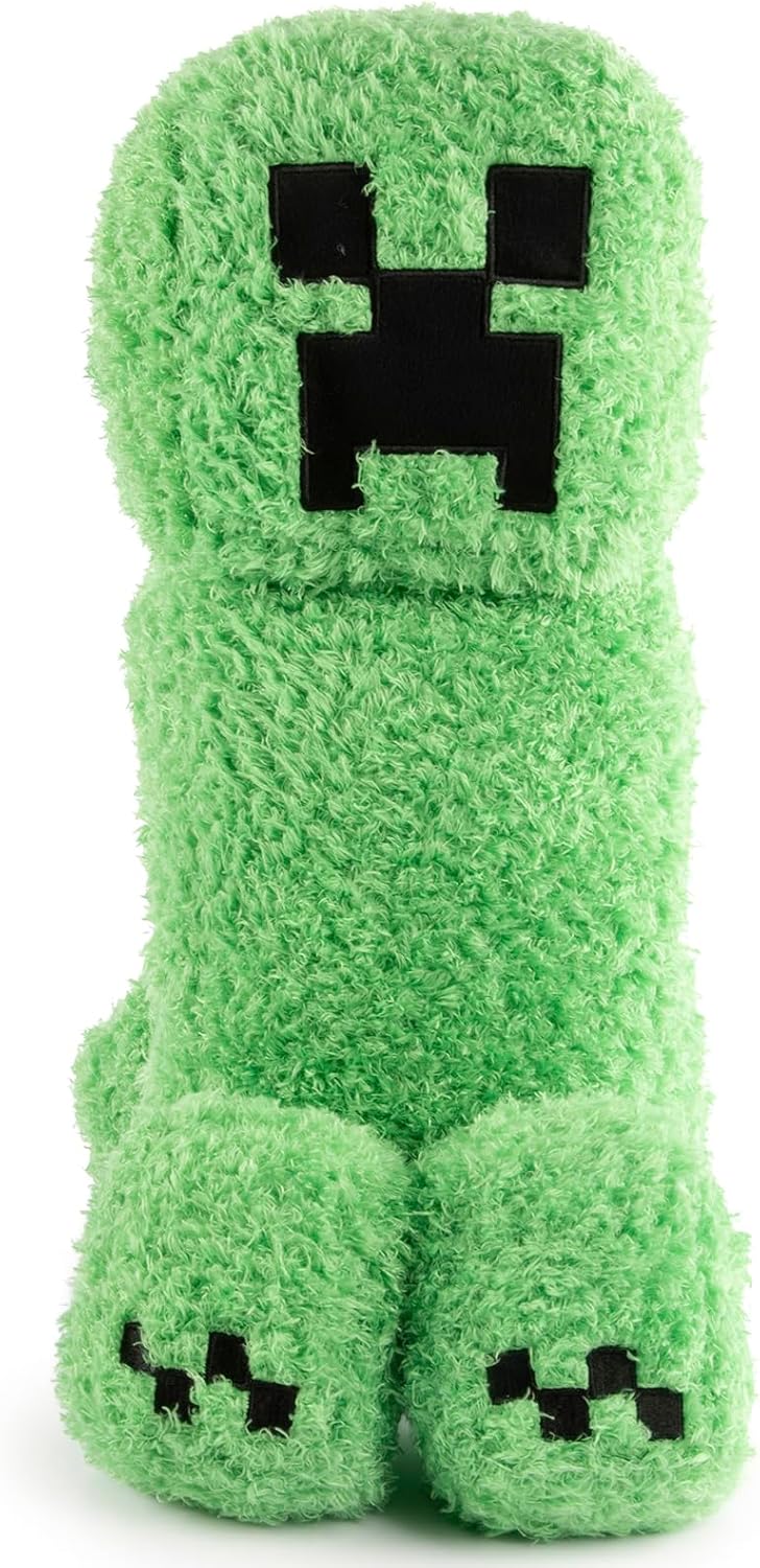Minecraft Plush Pillow Buddy – 19" Soft Stuffed Pillow (Green Creeper 03)
