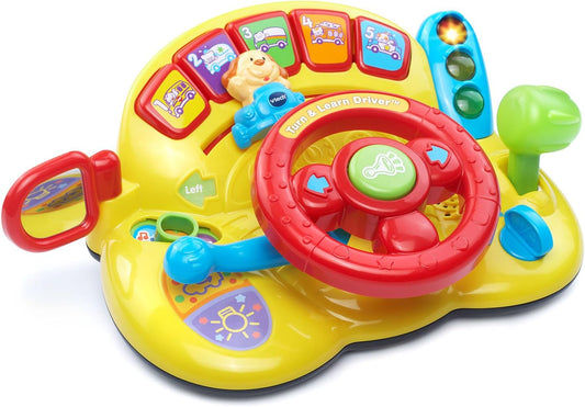 Turn and Learn Driver - Yellow with 60+ Songs and Sounds for Ages 6-36 Months