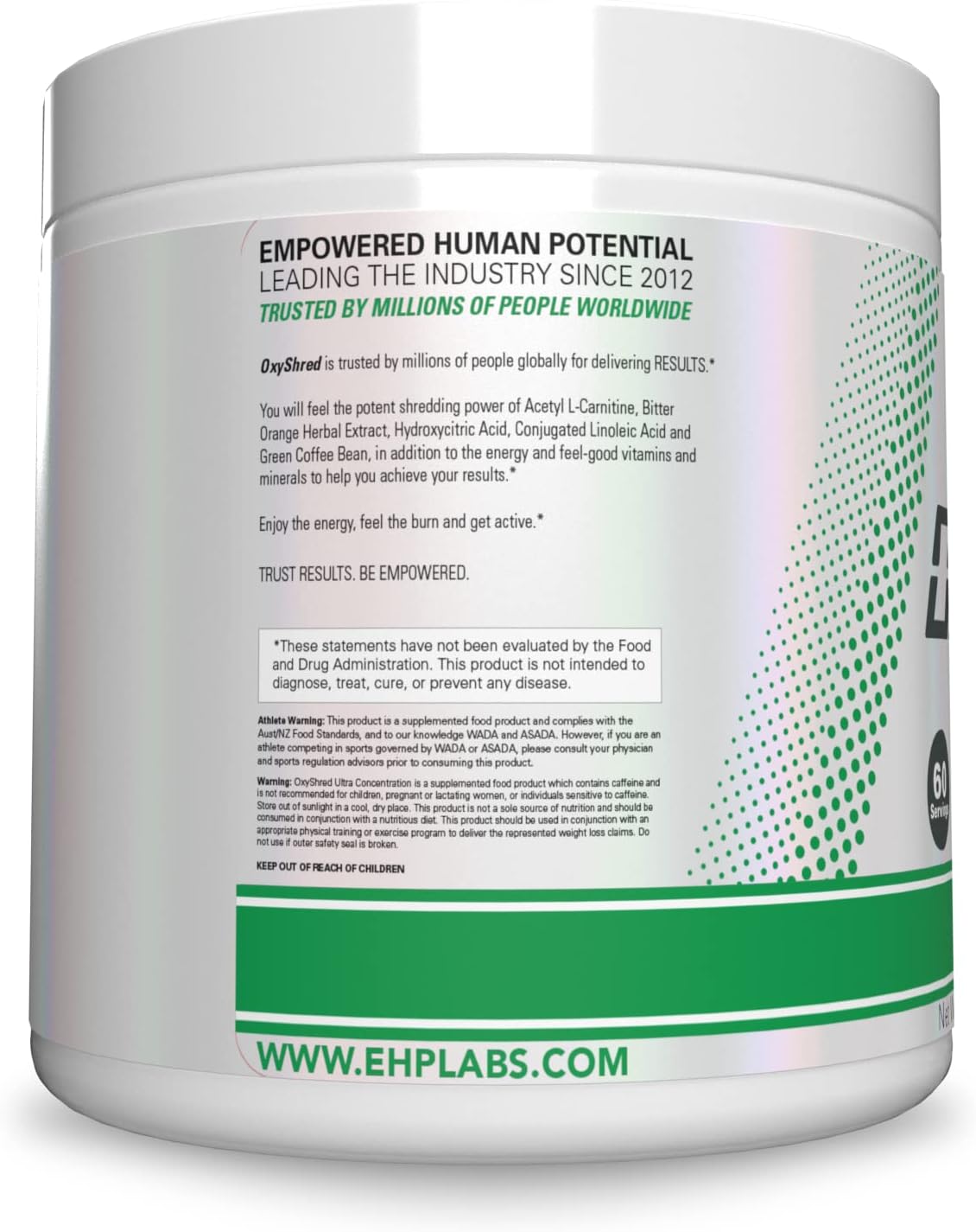 OxyShred Pre-Workout Powder – Energy Boost with L-Glutamine & ALCAR (Kiwi Strawberry, 60 Servings)