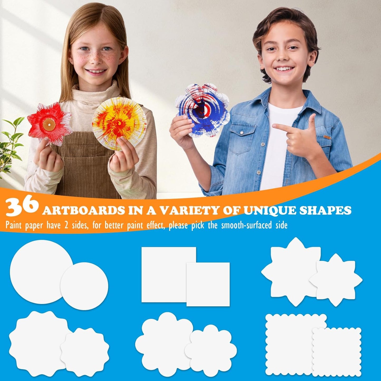 Paint Spin Art Machine Kit - Arts and Crafts for Kids Ages 4-12