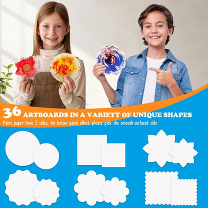 Paint Spin Art Machine Kit - Arts and Crafts for Kids Ages 4-12