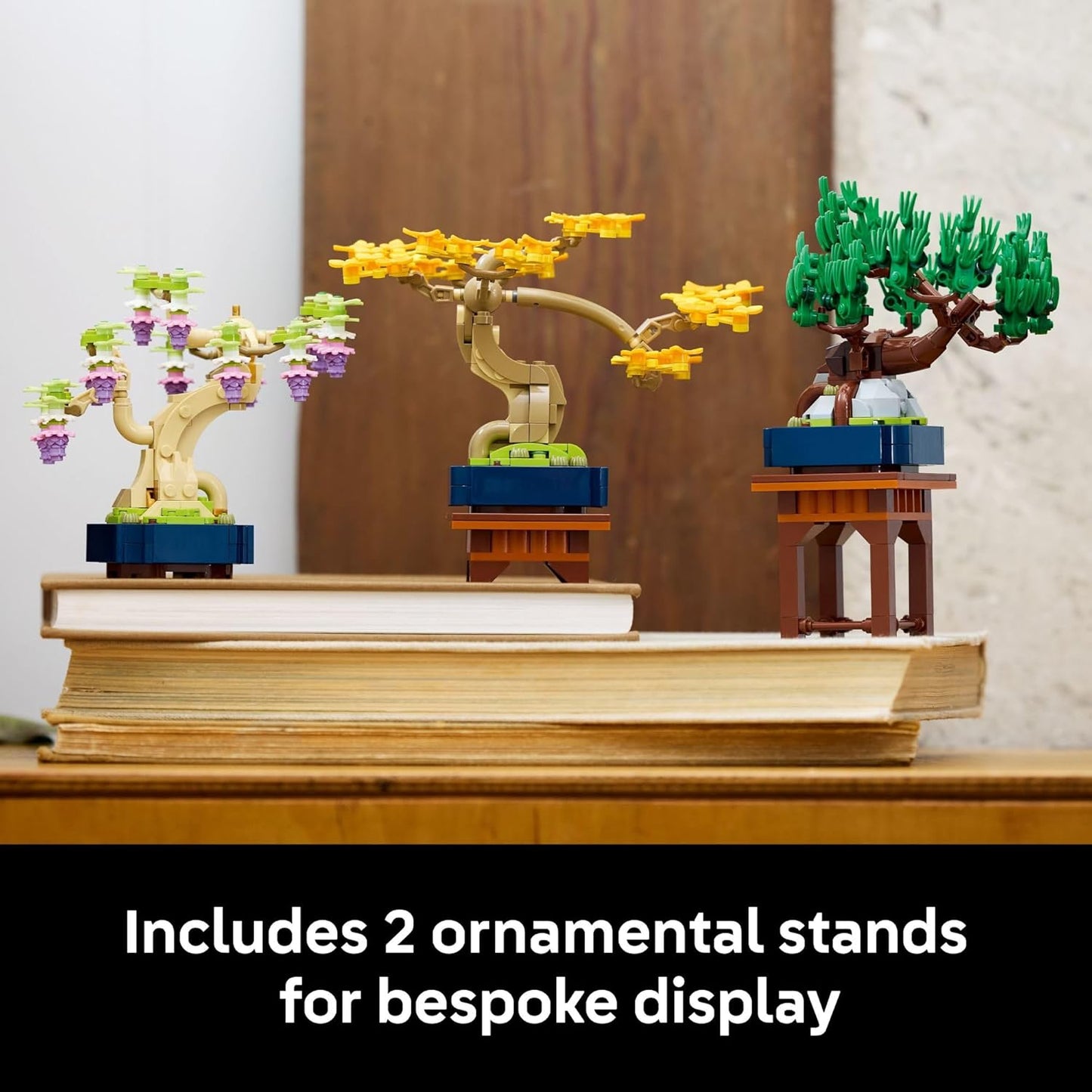 LEGO Botanicals Mini Bonsai Tree Set: Building Blocks for Adults 18+, DIY Home Decor - Perfect Christmas Gift!