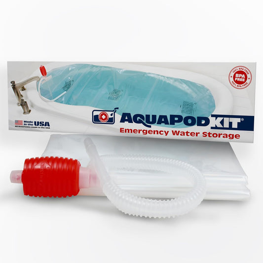 Emergency Bathtub Water Storage Bladder – 65–100 Gallon BPA-Free Disaster Preparedness Supply