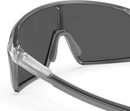 Rival Emerald Polarized Sunglasses – Men's Single-Lens Panoramic Sport Eyewear