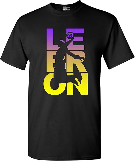 Basketball Sports Fan Adult T-Shirt – Classic Graphic Tee in Multicolor Vertical Gradient, Sizes S–5XL