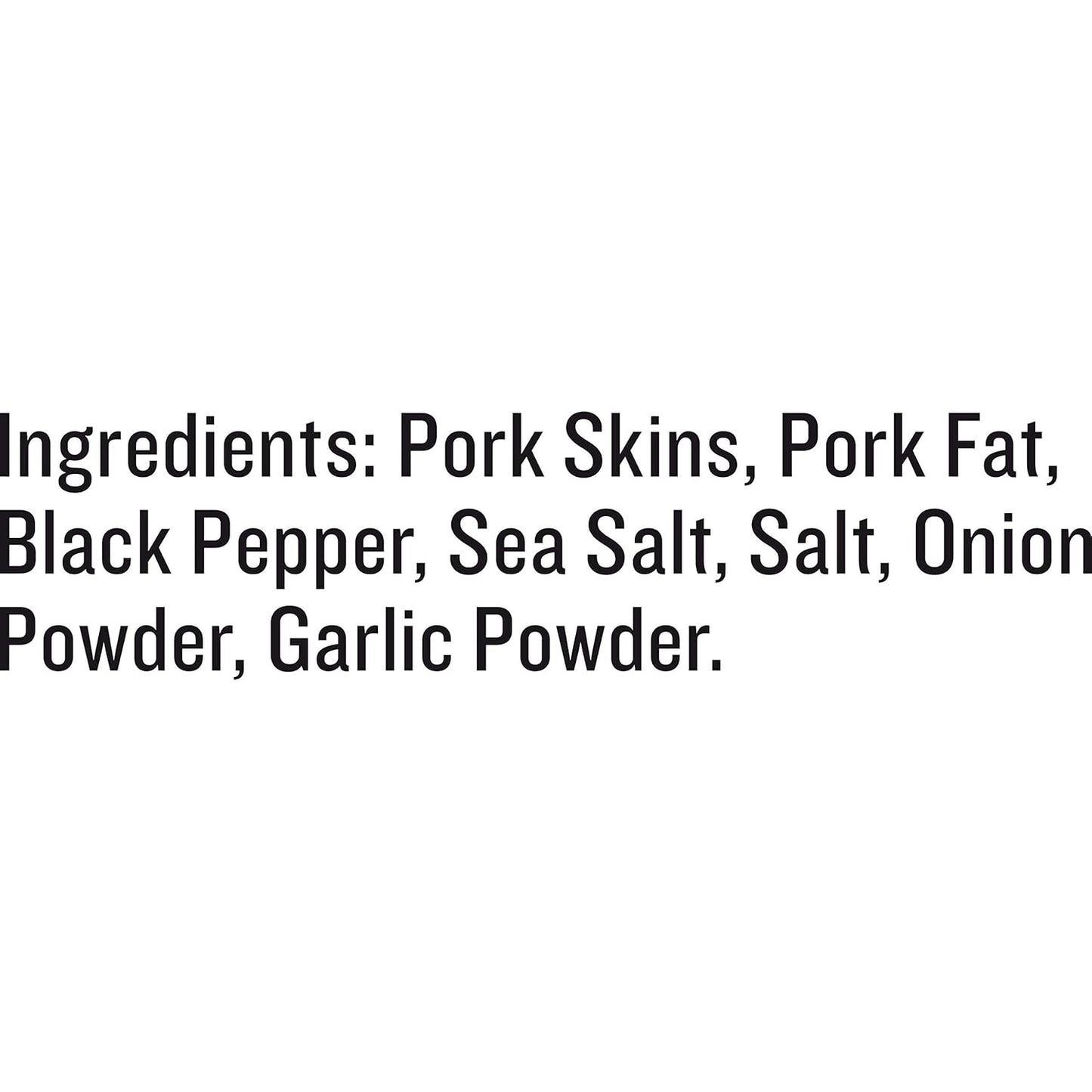 Sea Salt & Pepper Pork Rinds – Keto & Paleo Friendly High-Protein Snack, 2.5 oz