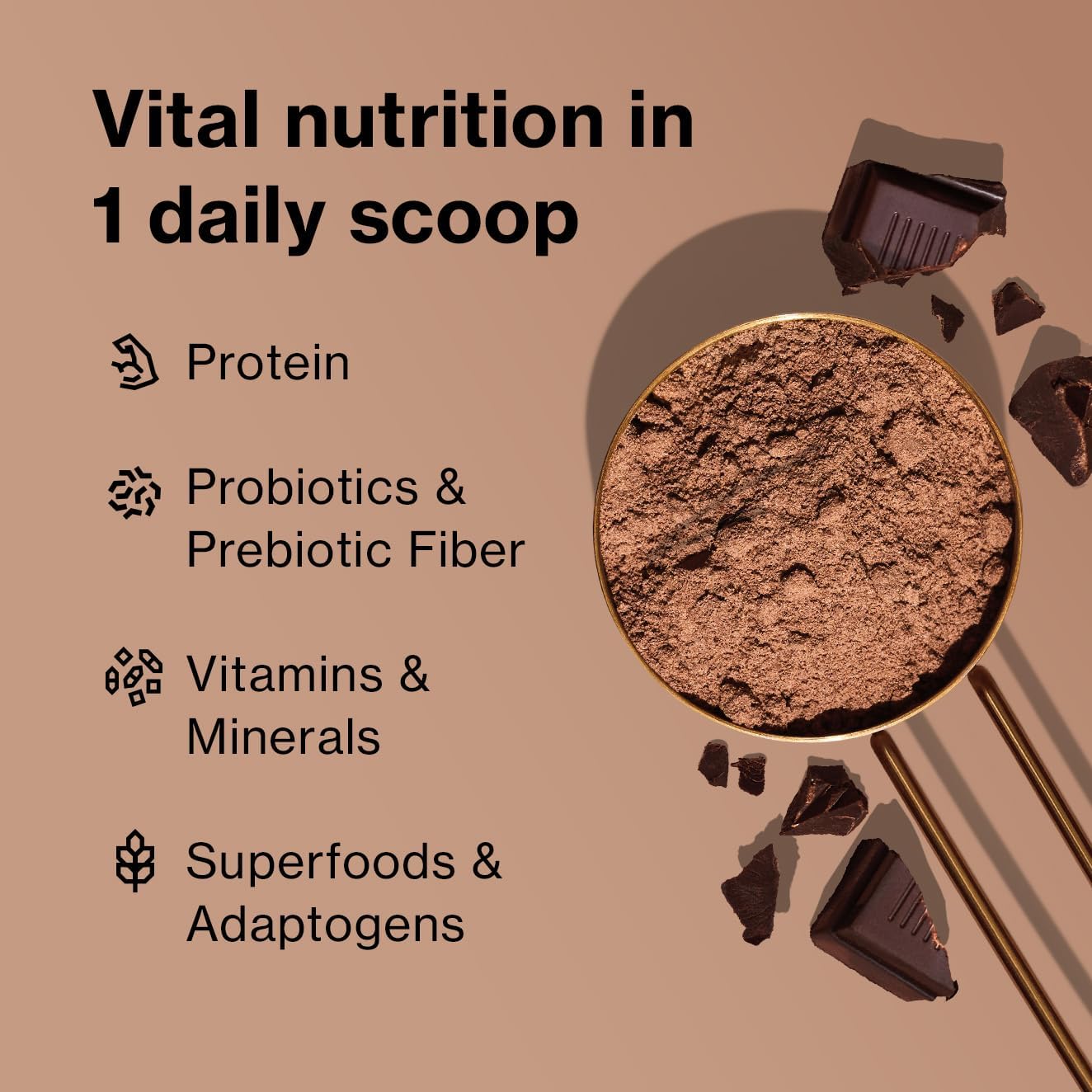 Shakeology Plant-Based Protein Powder – 0g Added Sugar, Vanilla (30 Servings)