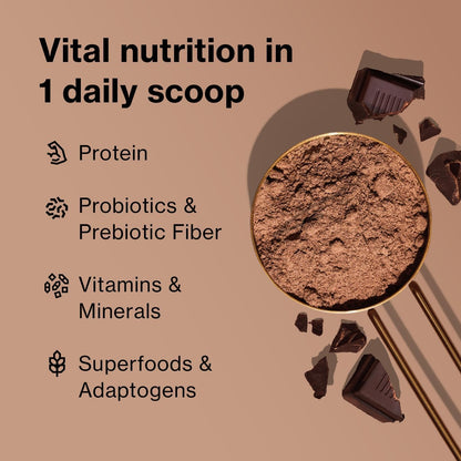 Shakeology Plant-Based Protein Powder – 0g Added Sugar, Vanilla (30 Servings)