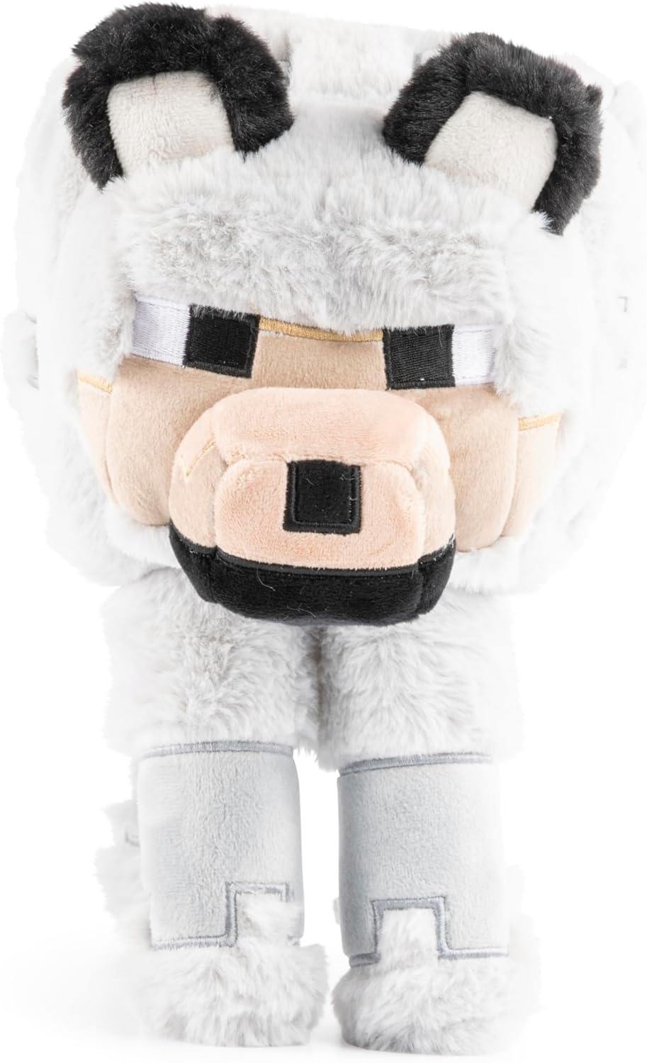 Minecraft Plush Pillow Buddy – 19" Soft Stuffed Pillow (Gray Wolf)