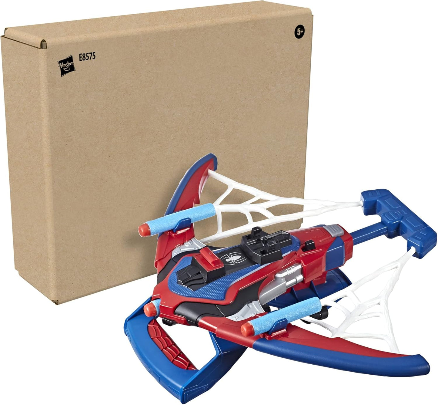 Marvel Spider-Man Web Shots NERF Blaster Toy with Darts for Ages 5+