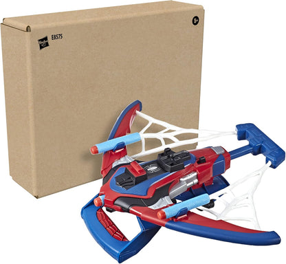 Marvel Spider-Man Web Shots NERF Blaster Toy with Darts for Ages 5+