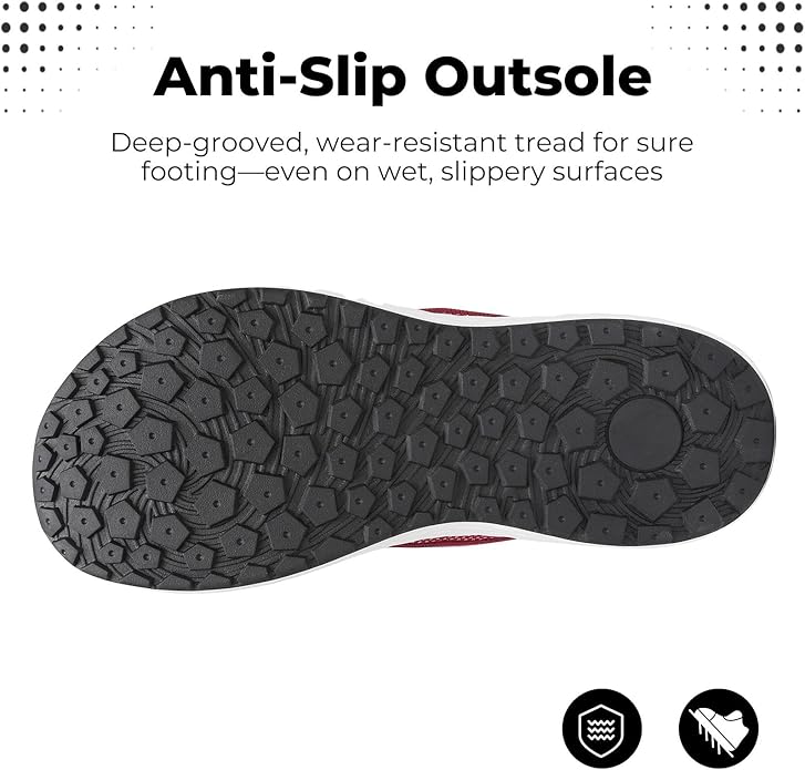 Red Zero Drop Road Running Shoes for Men: Lightweight, Breathable, and Wide Toe Box for Tennis and Gym