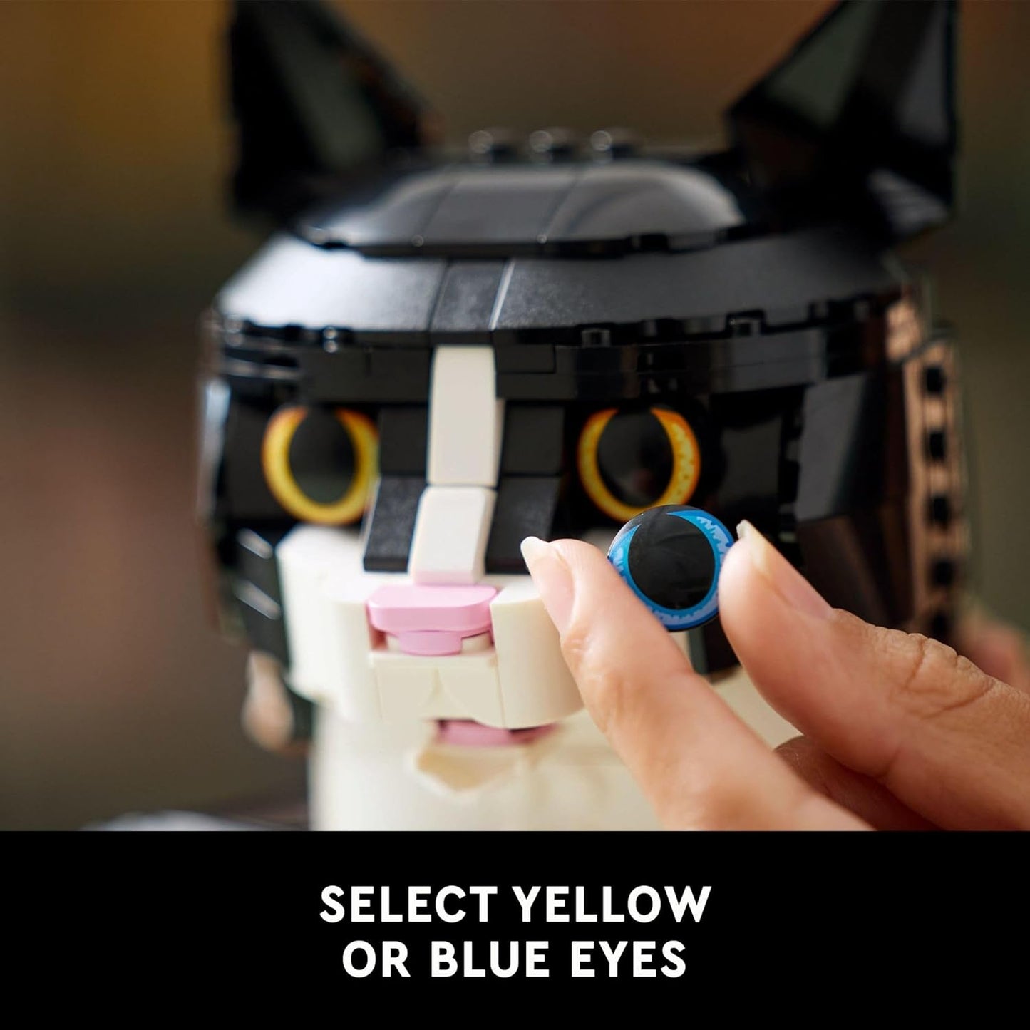 Ideas Tuxedo Cat Building Set – DIY Home Décor Craft Kit for Adults (Ages 18+)