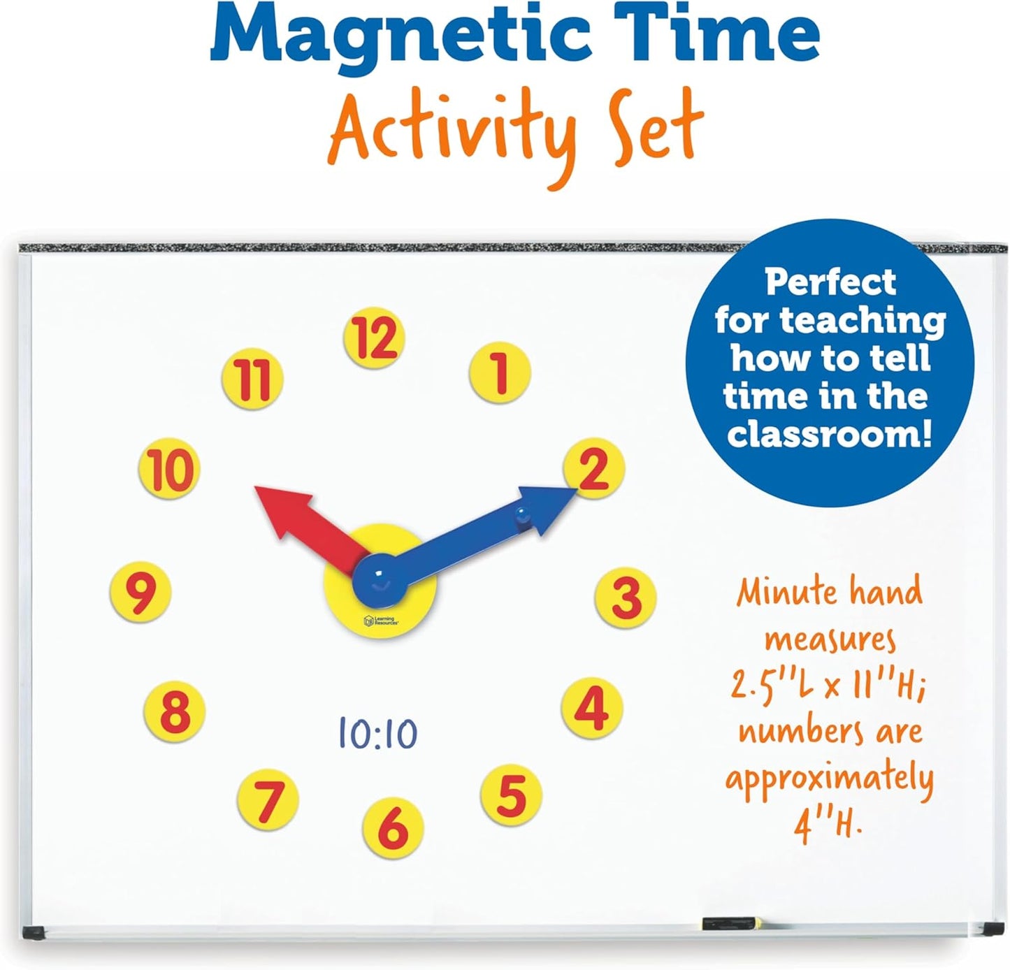 Magnetic Time Activity Set for Teaching Time and Math Skills