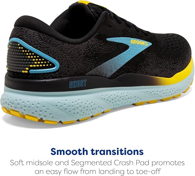 Brooks Men’s Ghost 16 Size 12 – Neutral Running Shoes with RoadTack Rubber Outsole for Smooth, Durable Performance