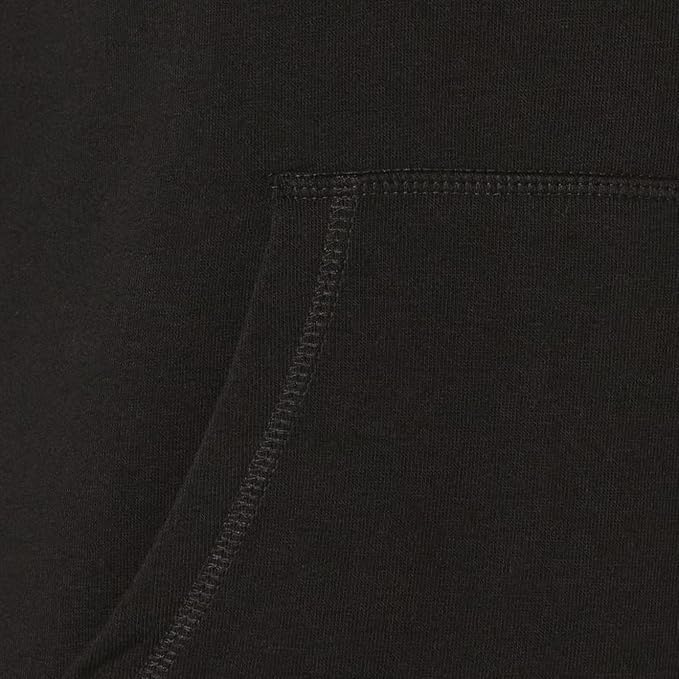 Men’s Sherpa-Lined Full-Zip Hoodie – Warm Fleece Sweatshirt (Black)