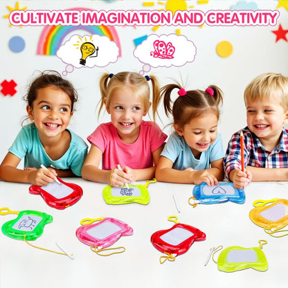 16PCS Mini Magnetic Drawing Boards - Party Favors for Kids, Classroom Prizes, and Goodie Bag Stuffers