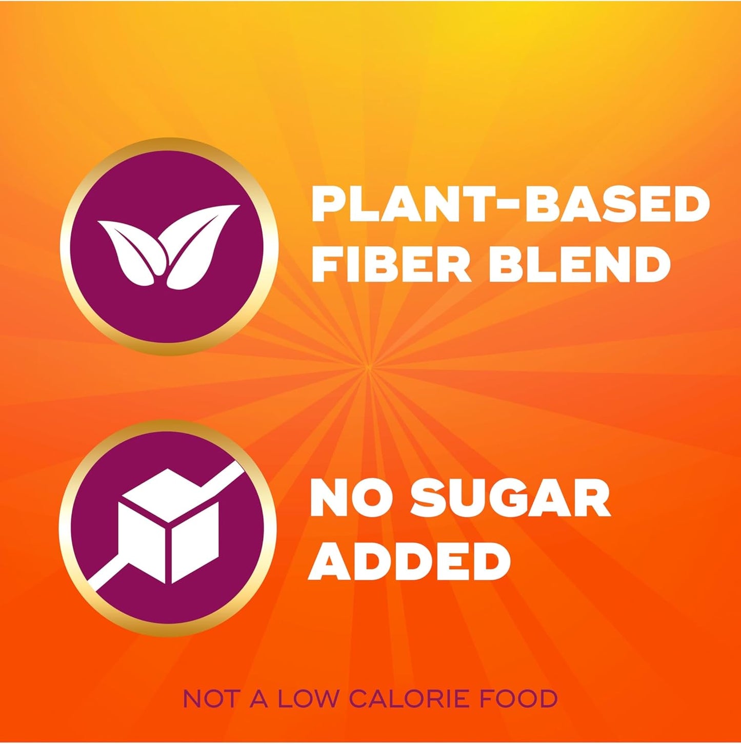 Fiber Gummies for Adults – No Sugar Added, 5g Prebiotic Plant-Based Fiber (Orange, 120 Count)