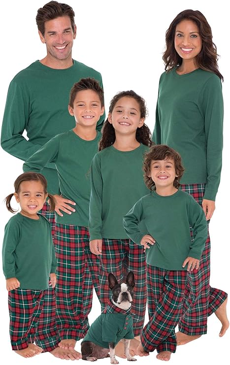 Christmas Matching Pajamas For Family, Green