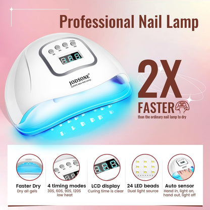 32 Colors Gel Polish Nail Kit Gifts for Women