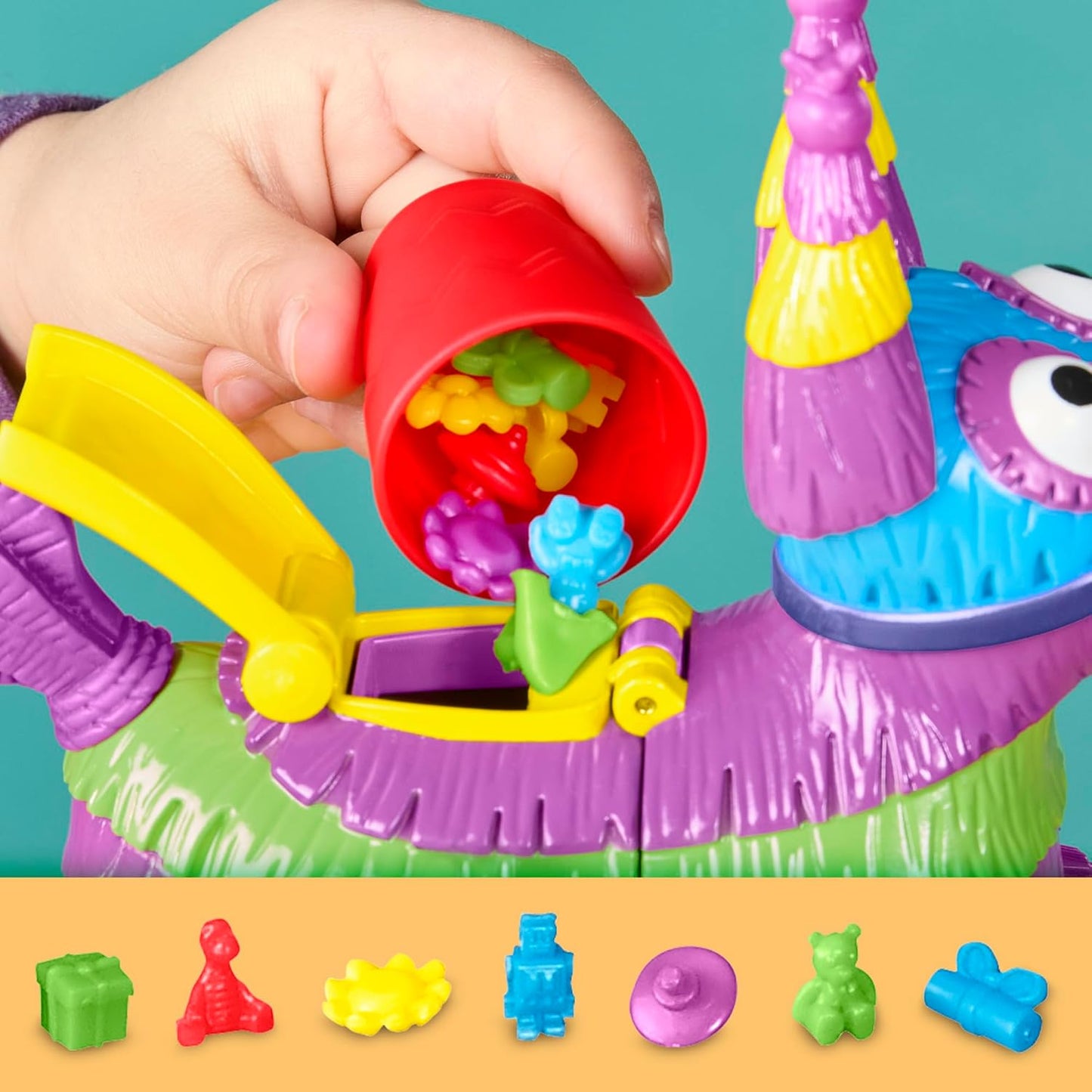Replayable Pinata Game: 30+ Prizes for 2-4 Players, Ages 4+ | Fun 10-Minute Kids' Board Game & Christmas Stocking Stuffer!
