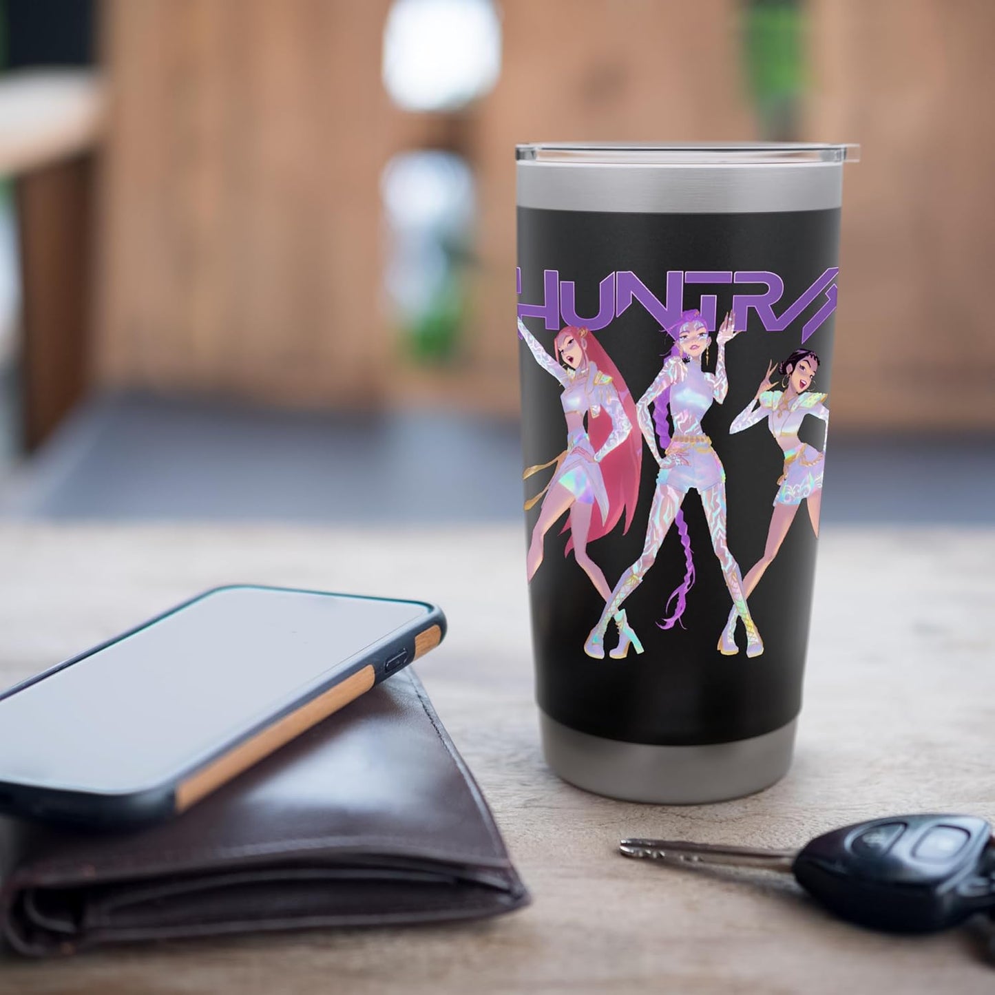 HUNTR/X Stainless Steel Insulated Tumbler – Officially Licensed KPop Demon Hunters Drinkware