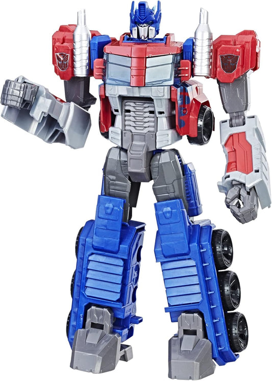 Transformers Optimus Prime Action Figure: Large 11-inch Toy Truck for Kids 6+!