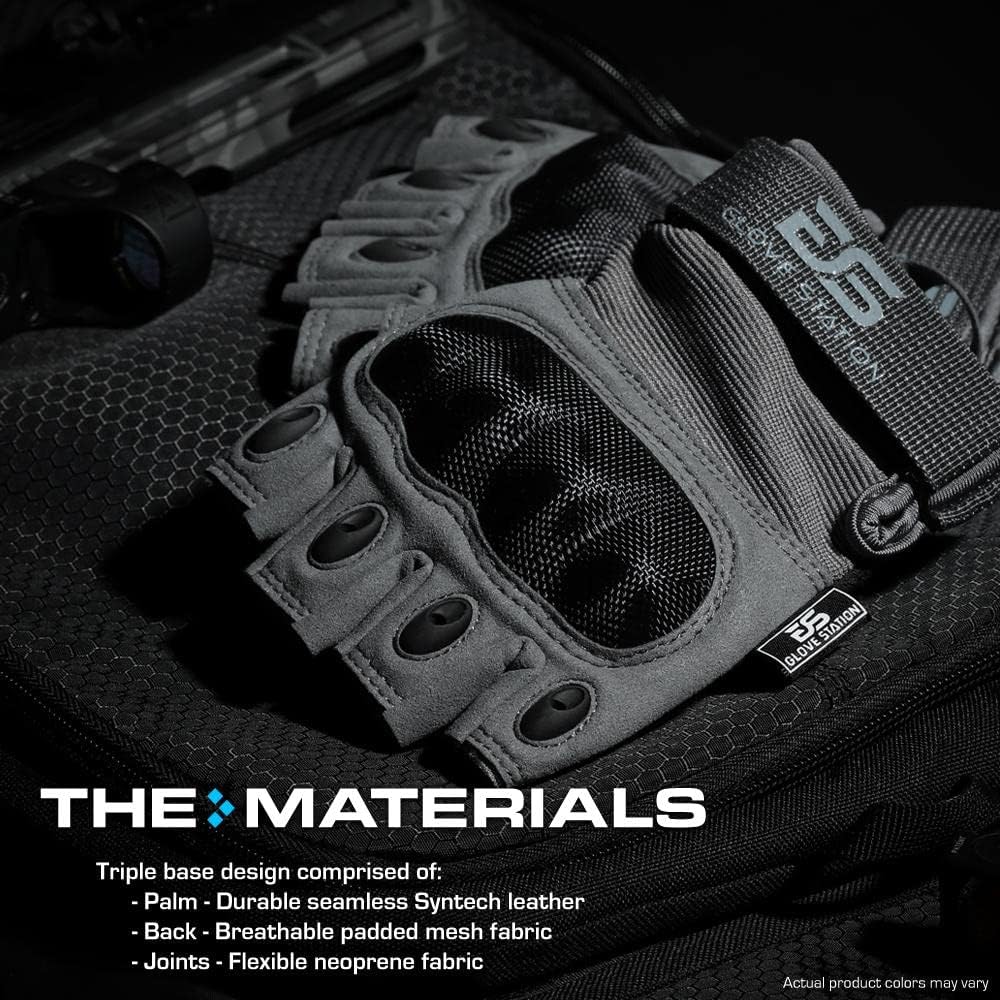 Men's Fingerless Tactical Gloves - Ideal for Riding and Shooting