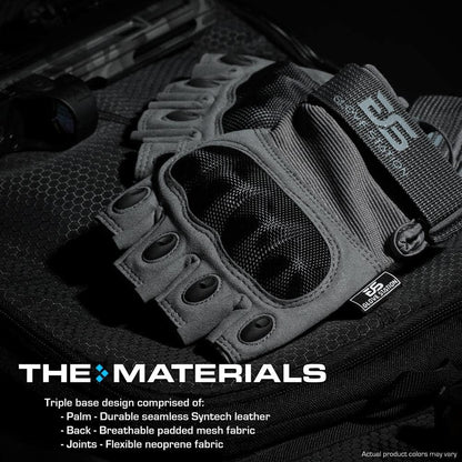 Men's Fingerless Tactical Gloves - Ideal for Riding and Shooting