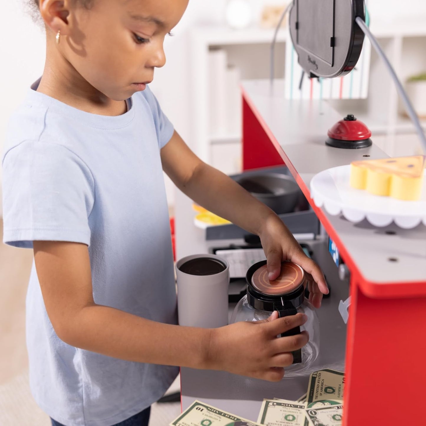 Diner Restaurant Play Set – 41-Piece Toy Food & Kitchen Accessories (Ages 3+)